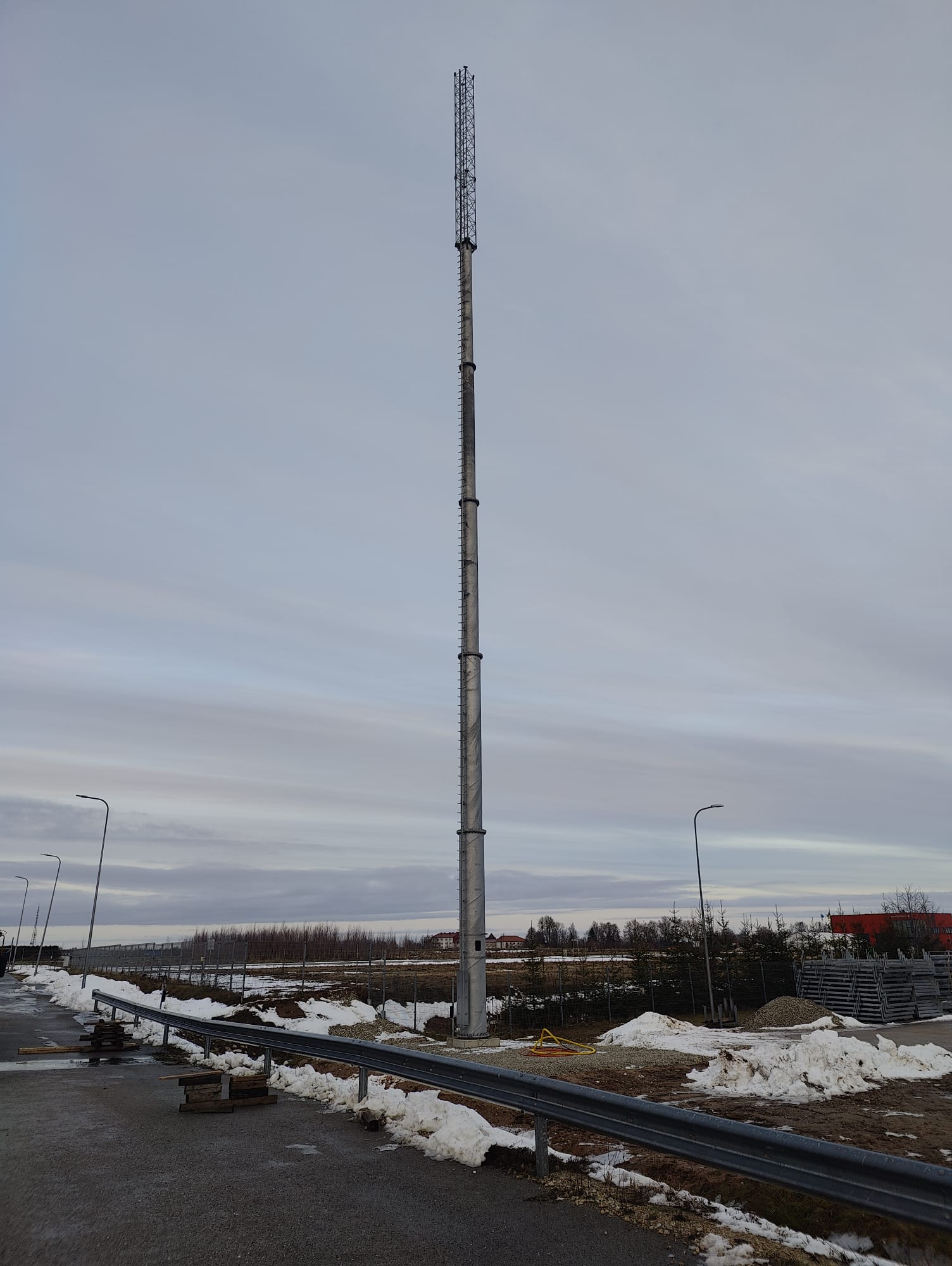 Mobile base station in winter