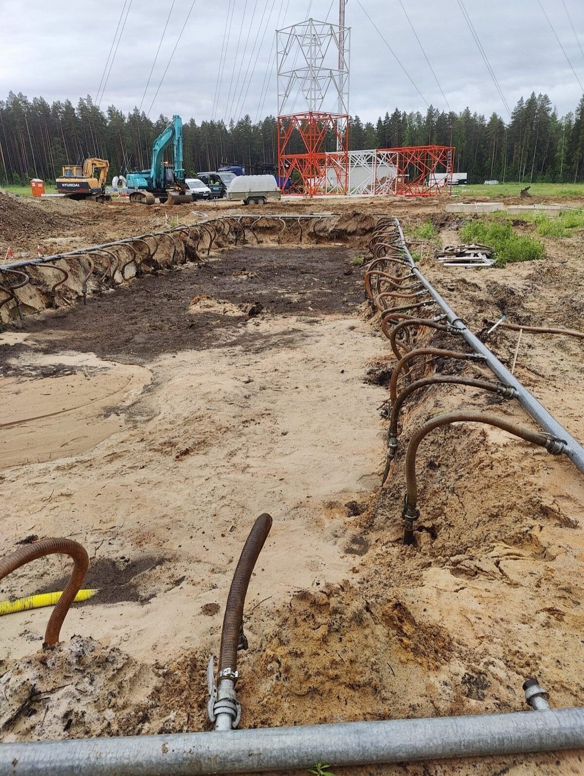 Mast construction - working at height